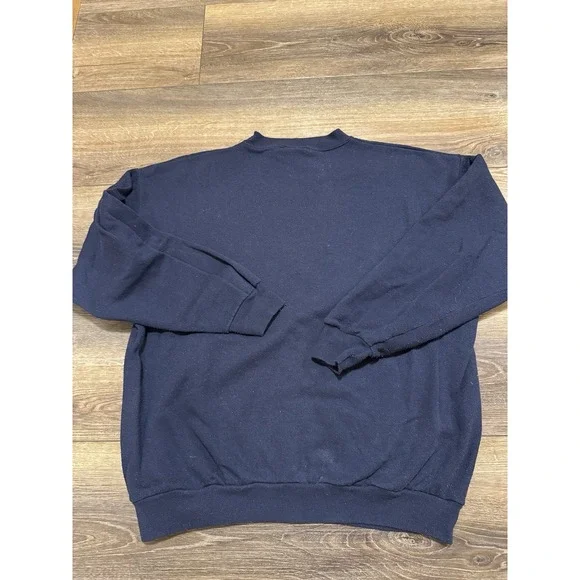 Vintage 90s Men's Size Large Tultex Denver Broncos AFC Champions Sweatshirt Blue - Picture 2 of 7